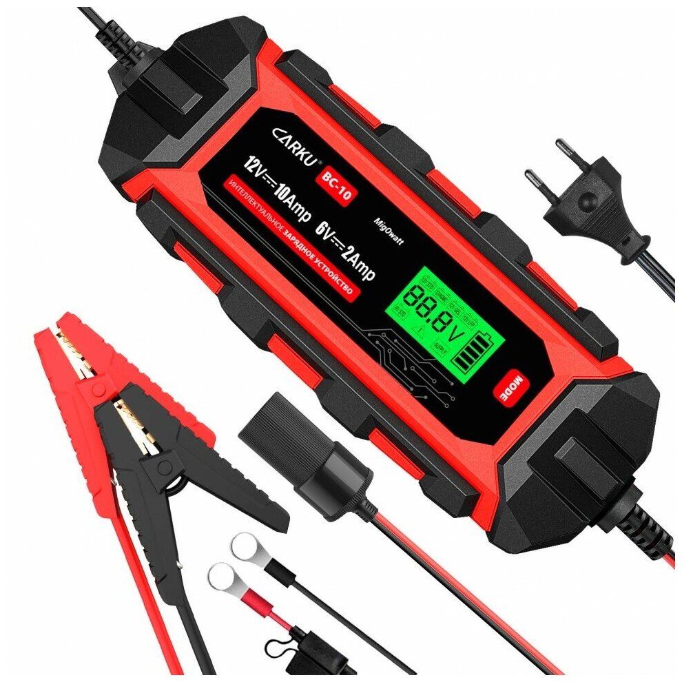 Пуско-зарядное устройство CARKU BC-10
Пуско-зарядное устройство CARKU BC-10