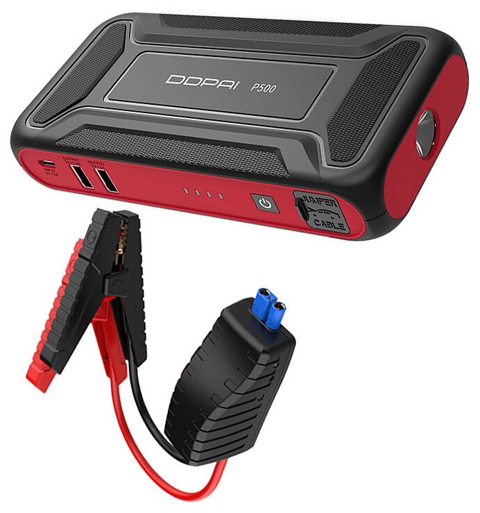 Пусковое устройство DDPai jump starter (P500) GLOBAL, черно-красный
Пусковое устройство DDPai jump starter (P500) GLOBAL, черно-красный