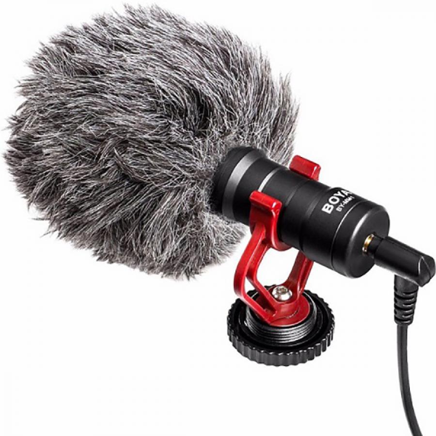 Микрофон накамерный Boya BY-MM1 
Микрофон накамерный Boya BY-MM1