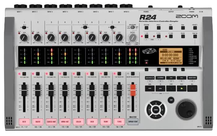Портативная студия Zoom R24
Портативная студия Zoom R24