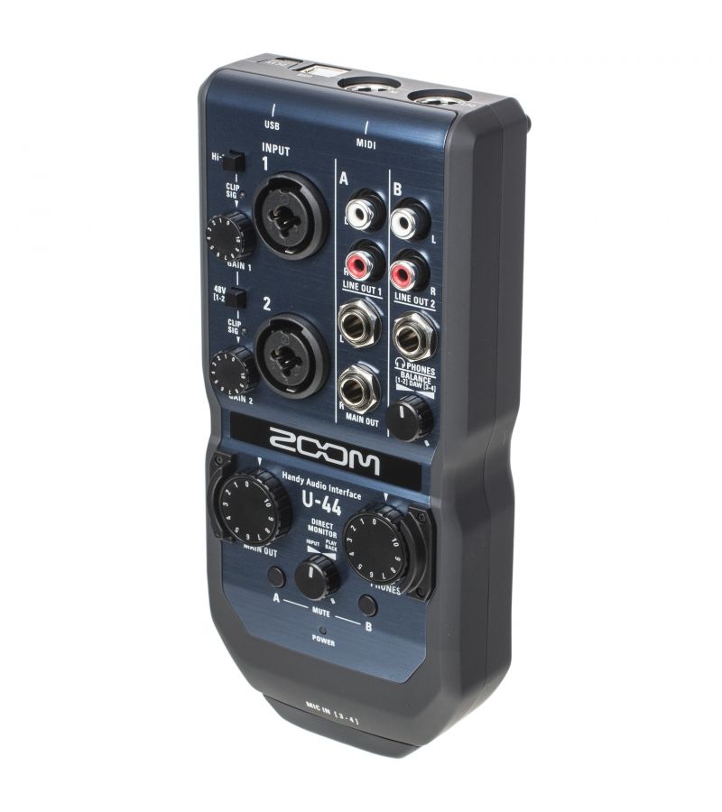 Аудиоинтерфейс Zoom U-44 
Аудиоинтерфейс Zoom U-44