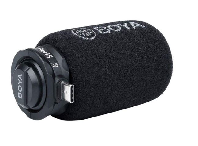 Кардиоидный микрофон Boya BY-DM100 для устройств на Android с USB-C
Кардиоидный микрофон Boya BY-DM100 для устройств на Android с USB-C