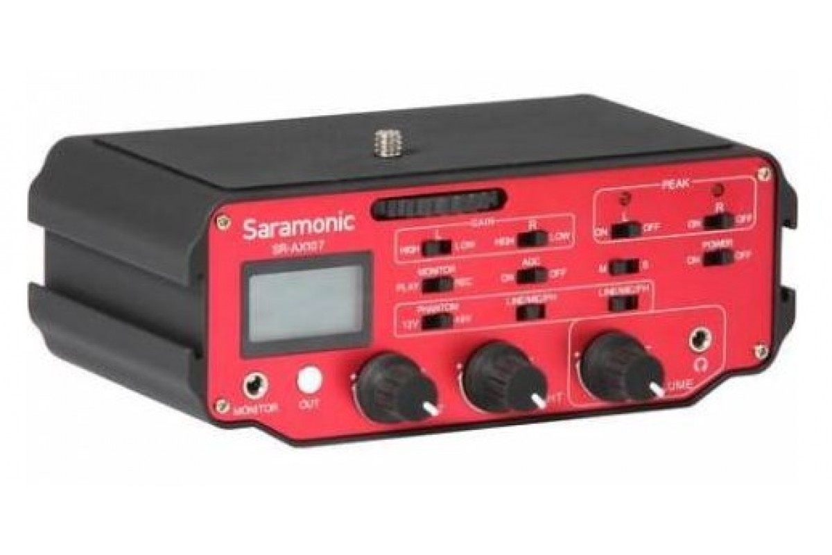 Микшер с предусилителем Saramonic SR-AX107
Микшер с предусилителем Saramonic SR-AX107