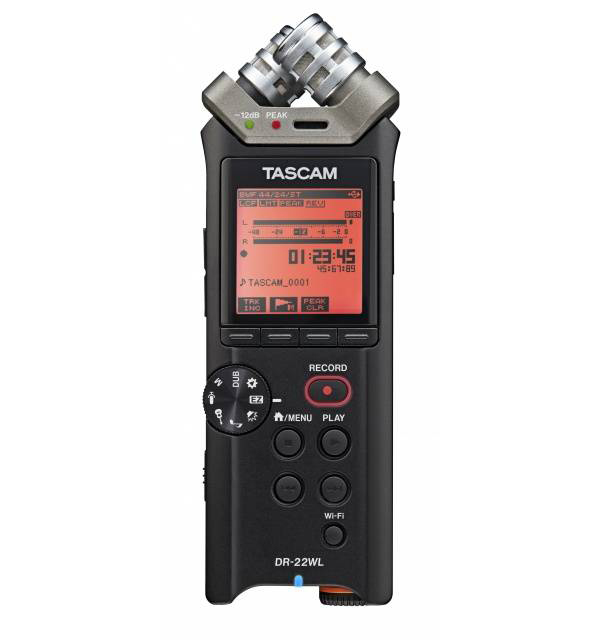 Цифровой рекордер Tascam DR-22WL
Цифровой рекордер Tascam DR-22WL