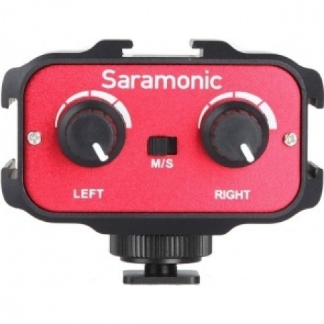 Накамерный микшер Saramonic SR-AX100 (1 стерео, 2 моно-входа 3,5 мм)
Накамерный микшер Saramonic SR-AX100 (1 стерео, 2 моно-входа 3,5 мм)