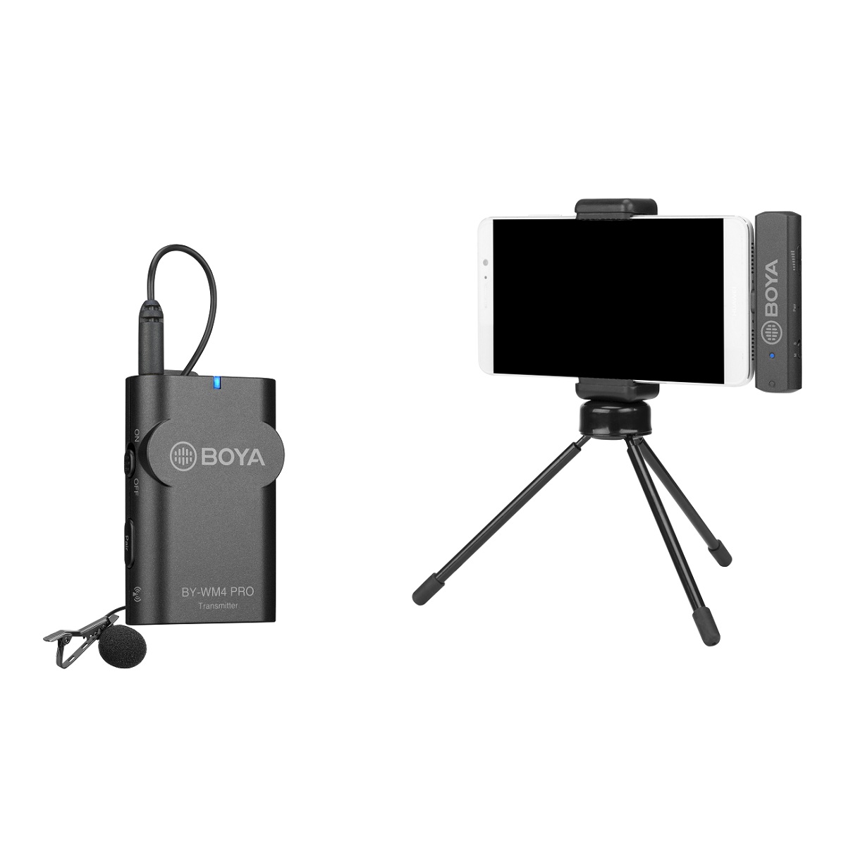 Двухканальный беспроводной микрофон BY-WM4 Pro-К5 для устройств с разъемом USB Type-C
Двухканальный беспроводной микрофон BY-WM4 Pro-К5 для устройств с разъемом USB Type-C