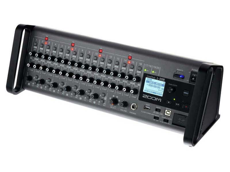 Цифровая рэковая микшерная консоль Zoom L-20R
Цифровая рэковая микшерная консоль Zoom L-20R