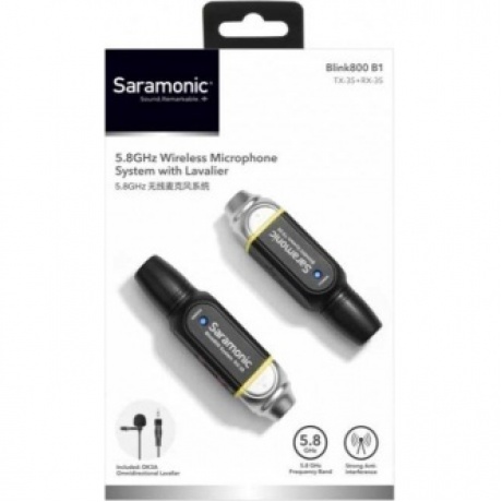 Радиосистема Saramonic Blink800 B1 ресивер RX35 и трансмиттер TX35
Радиосистема Saramonic Blink800 B1 ресивер RX35 и трансмиттер TX35