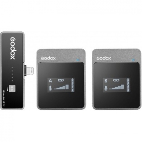 Петличная радиосистема Godox MoveLink LT2 для смартфона
Петличная радиосистема Godox MoveLink LT2 для смартфона