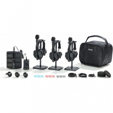 Интерком система одновременной связи WiTalk9SE-3S для 3 человек (3 гарнитуры в комплекте), черный
Интерком система одновременной связи WiTalk9SE-3S для 3 человек (3 гарнитуры в комплекте), черный