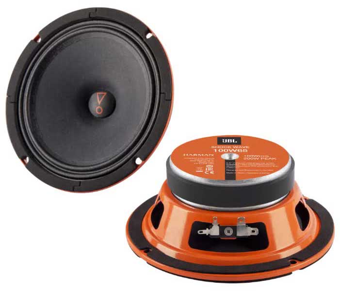 Автоакустика JBL SHOCKWAVE 100W65 мидбас 6.5"
Автоакустика JBL SHOCKWAVE 100W65 мидбас 6.5"