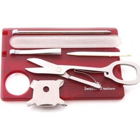 Мультитул Victorinox SwissCard Nailcare 0.7240.T Translucent Red
Мультитул Victorinox SwissCard Nailcare 0.7240.T Translucent Red