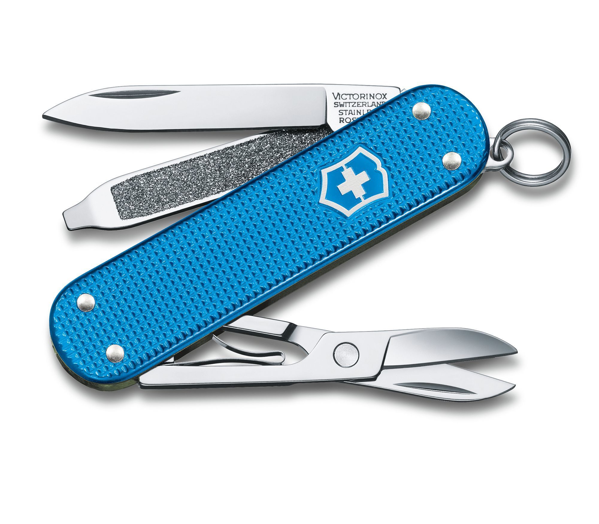 Нож Victorinox Alox Classic, 58 мм, 5 функций, голубой (подар. упак.)
Нож Victorinox Alox Classic, 58 мм, 5 функций, голубой (подар. упак.)