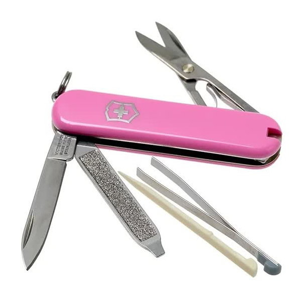 Нож Victorinox Classic SD, 58 мм, 7 функций, розовый (подар. упак
Нож Victorinox Classic SD, 58 мм, 7 функций, розовый (подар. упак