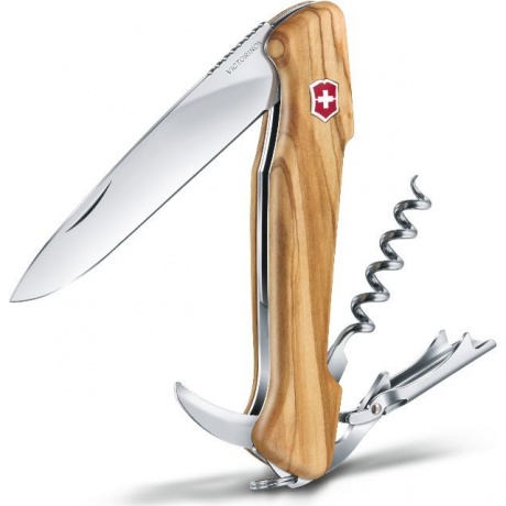 Нож Victorinox Wine Master, 130 мм, 6 функций, оливковое дерево
Нож Victorinox Wine Master, 130 мм, 6 функций, оливковое дерево