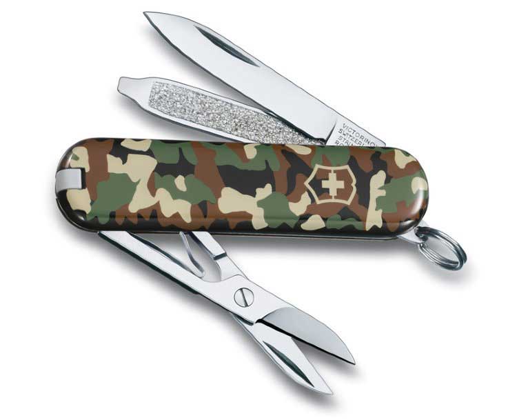 Нож-брелок Victorinox Classic SD, 58 мм, 7 функций, камуфляж
Нож-брелок Victorinox Classic SD, 58 мм, 7 функций, камуфляж