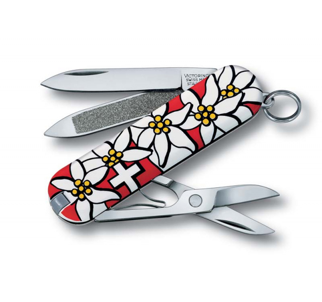 Нож-брелок Victorinox Classic, 58 мм, 7 функций, "Edelweiss"
Нож-брелок Victorinox Classic, 58 мм, 7 функций, "Edelweiss"
