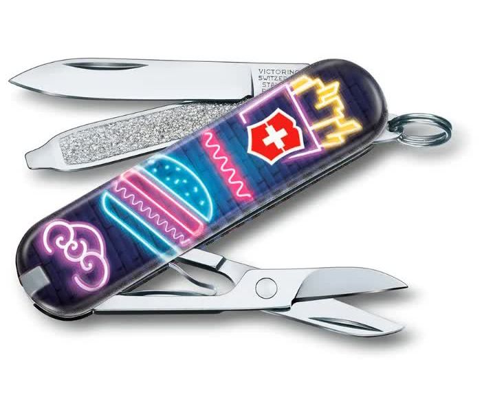 Нож-брелок Victorinox Classic LE 2019, 58 мм, 7 функций, "Burger Bar"
Нож-брелок Victorinox Classic LE 2019, 58 мм, 7 функций, "Burger Bar"