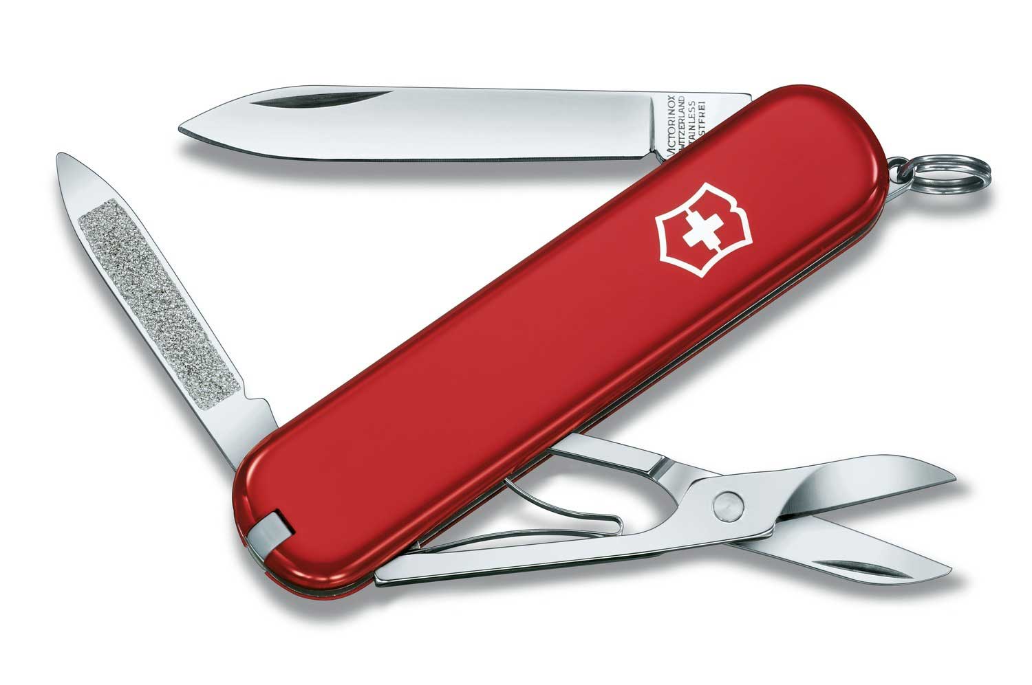 Нож Victorinox Ambassador, 74 мм, 7 функций, красный
Нож Victorinox Ambassador, 74 мм, 7 функций, красный