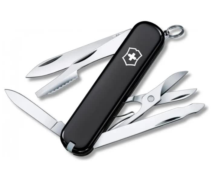 Нож Victorinox Executive, 74 мм, 10 функций, черный
Нож Victorinox Executive, 74 мм, 10 функций, черный