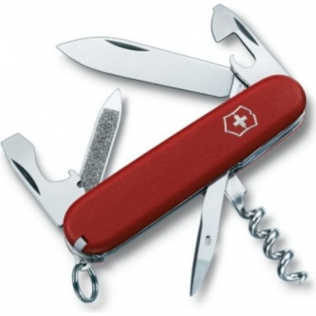 Нож Victorinox Sportsman, 84 мм, 13 функций, красный
Нож Victorinox Sportsman, 84 мм, 13 функций, красный