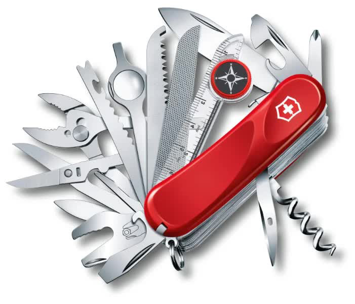 Нож Victorinox Evolution S54, 85 мм, 31 функция, красный
Нож Victorinox Evolution S54, 85 мм, 31 функция, красный