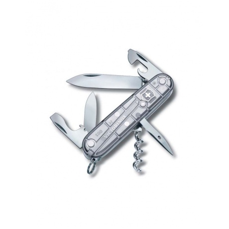 Нож Victorinox Spartan, 91 мм, 12 функций, полупрозрачный серебристый
Нож Victorinox Spartan, 91 мм, 12 функций, полупрозрачный серебристый