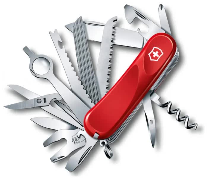 Нож Victorinox Evolution 28, 85 мм, 23 функции, красный
Нож Victorinox Evolution 28, 85 мм, 23 функции, красный