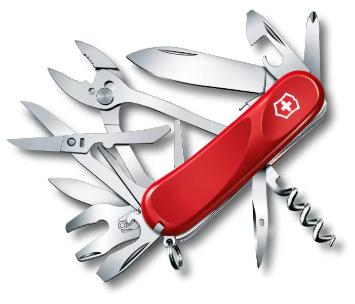 Нож Victorinox Evolution S557, 85 мм, 21 функция, красный
Нож Victorinox Evolution S557, 85 мм, 21 функция, красный