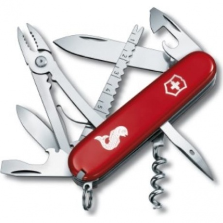 Нож Victorinox Angler, 91 мм, 19 функций, красный
Нож Victorinox Angler, 91 мм, 19 функций, красный
