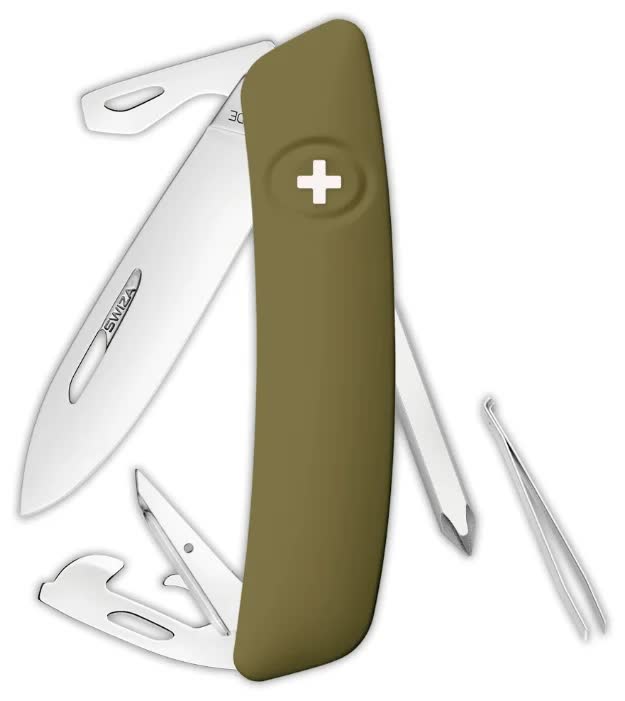 Швейцарский нож SWIZA D04 Standard, 95 мм, 11 функций, темно-зеленый
Швейцарский нож SWIZA D04 Standard, 95 мм, 11 функций, темно-зеленый