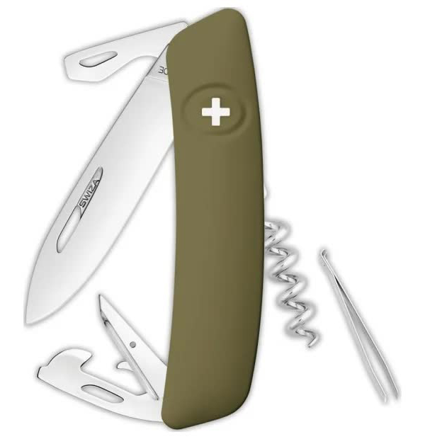 Швейцарский нож SWIZA D03 Standard, 95 мм, 11 функций, темно-зеленый
Швейцарский нож SWIZA D03 Standard, 95 мм, 11 функций, темно-зеленый