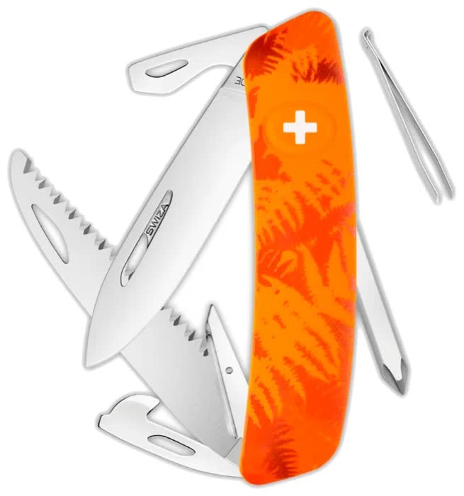 Швейцарский нож SWIZA C06 Camouflage, 95 мм, 12 функций, оранжевый
Швейцарский нож SWIZA C06 Camouflage, 95 мм, 12 функций, оранжевый