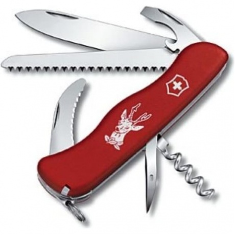Нож Victorinox Hunter, 111 мм, 12 функций, с фиксатором лезвия, красный
Нож Victorinox Hunter, 111 мм, 12 функций, с фиксатором лезвия, красный