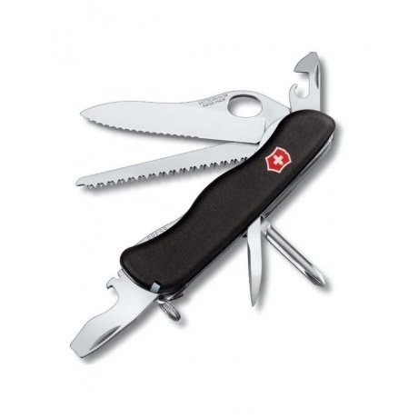 Нож Victorinox Trailmaster One Hand, 111 мм, 12 функций, с фиксатором лезвия, черный
Нож Victorinox Trailmaster One Hand, 111 мм, 12 функций, с фиксатором лезвия, черный