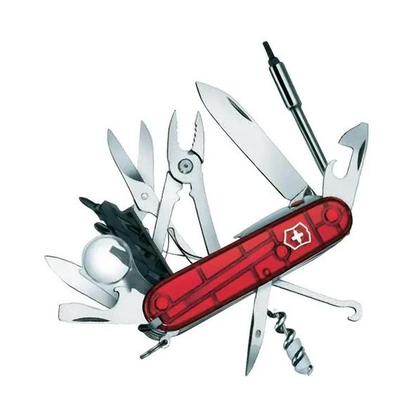 Нож Victorinox CyberTool Lite, 91 мм, 36 функций, полупрозрачный красный
Нож Victorinox CyberTool Lite, 91 мм, 36 функций, полупрозрачный красный