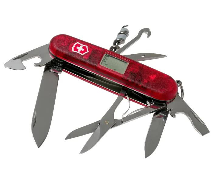 Нож Victorinox Traveller, 91 мм, 27 функций, полупрозрачный красный
Нож Victorinox Traveller, 91 мм, 27 функций, полупрозрачный красный