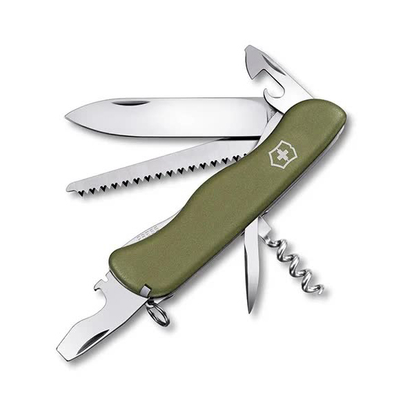 Нож Victorinox Forester, 111 мм, 12 функций, зеленый
Нож Victorinox Forester, 111 мм, 12 функций, зеленый
