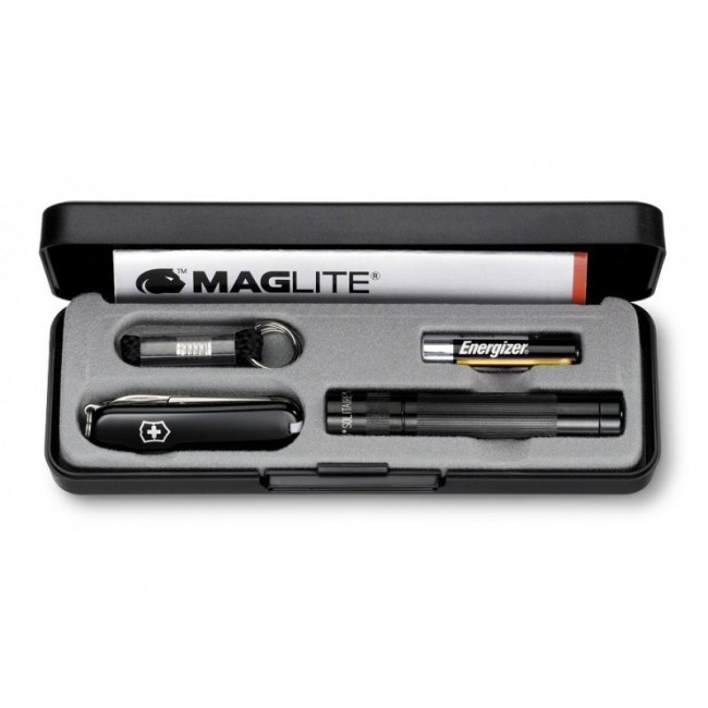 Набор Victorinox нож-брелок + светодиодный фонарь Maglite Solitaire
Набор Victorinox нож-брелок + светодиодный фонарь Maglite Solitaire