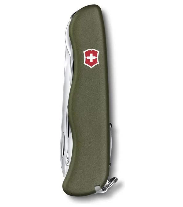 Нож Victorinox Picknicker, 111 мм, 11 функций, зеленый
Нож Victorinox Picknicker, 111 мм, 11 функций, зеленый
