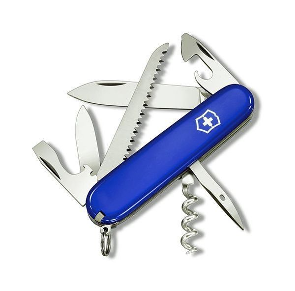 Нож Victorinox Camper, 91 мм, 13 функций, синий
Нож Victorinox Camper, 91 мм, 13 функций, синий