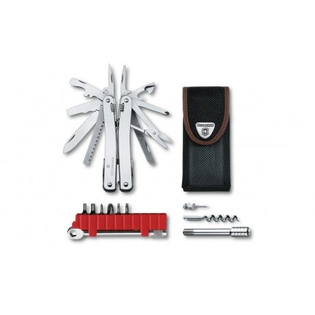 Мультитул Victorinox SwissTool Spirit X Plus Ratchet, 105 мм, 36 функций, нейлоновый чехол
Мультитул Victorinox SwissTool Spirit X Plus Ratchet, 105 мм, 36 функций, нейлоновый чехол