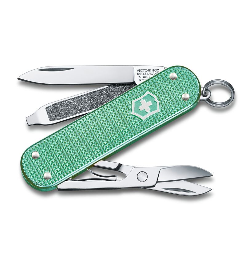 Нож-брелок Victorinox Classic SD Alox Colors, 58 мм, 5 функций, "Minty Mint"
Нож-брелок Victorinox Classic SD Alox Colors, 58 мм, 5 функций, "Minty Mint"