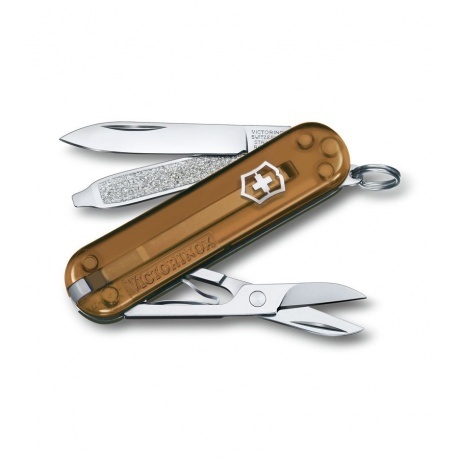 Нож-брелок Victorinox Classic SD Colors, 58 мм, 7 функций, "Chocolate Fudge"
Нож-брелок Victorinox Classic SD Colors, 58 мм, 7 функций, "Chocolate Fudge"