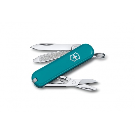 Нож-брелок Victorinox Classic SD Colors, 58 мм, 7 функций, "Mountain Lake"
Нож-брелок Victorinox Classic SD Colors, 58 мм, 7 функций, "Mountain Lake"