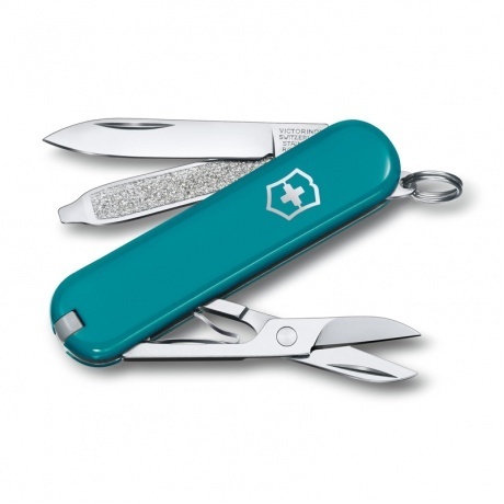 Нож-брелок Victorinox Classic SD Colors, 58 мм, 7 функций, "Mountain Lake"
Нож-брелок Victorinox Classic SD Colors, 58 мм, 7 функций, "Mountain Lake"