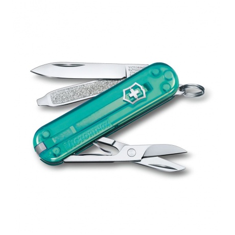 Нож-брелок Victorinox Classic SD Colors, 58 мм, 7 функций, "Tropical Surf"
Нож-брелок Victorinox Classic SD Colors, 58 мм, 7 функций, "Tropical Surf"
