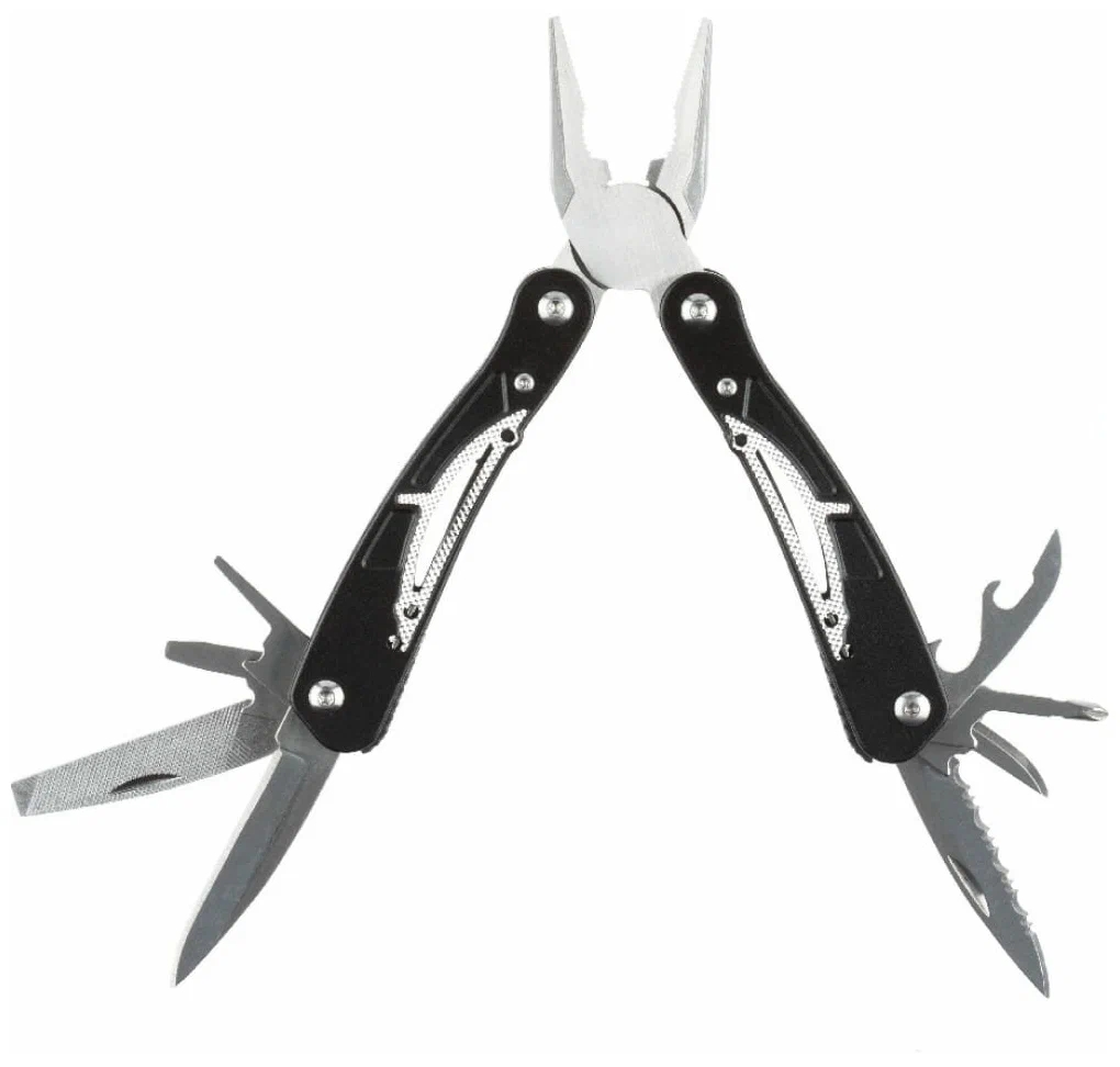 Мультитул Stinger, 104x45 мм, 13 функций, сталь/алюминий, серебристо-чёрный, нейлоновый чехол
Мультитул Stinger, 104x45 мм, 13 функций, сталь/алюминий, серебристо-чёрный, нейлоновый чехол