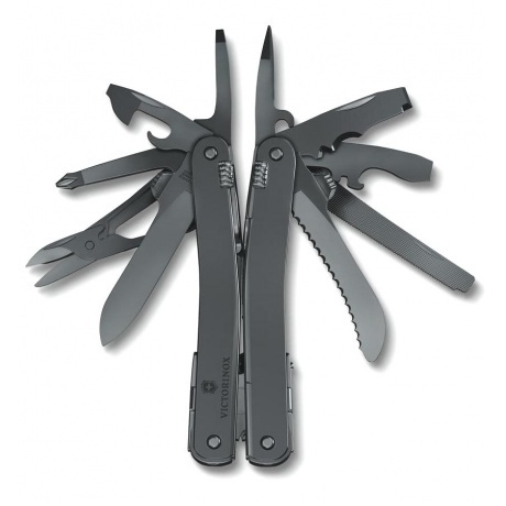 Мультитул Victorinox SwissTool Spirit MXBS, 105 мм, 24 функций, черный, нейлоновый чехол
Мультитул Victorinox SwissTool Spirit MXBS, 105 мм, 24 функций, черный, нейлоновый чехол