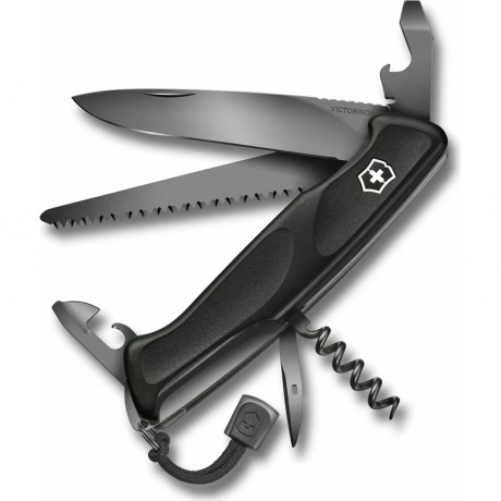 Нож Victorinox RangerGrip 55, 130 мм, 12 функций, черный 0.9563.C31P
Нож Victorinox RangerGrip 55, 130 мм, 12 функций, черный 0.9563.C31P